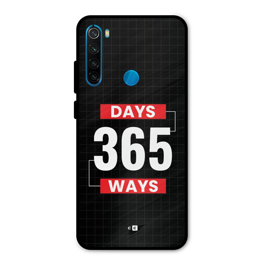 Year Ways Metal Back Case for Redmi Note 8
