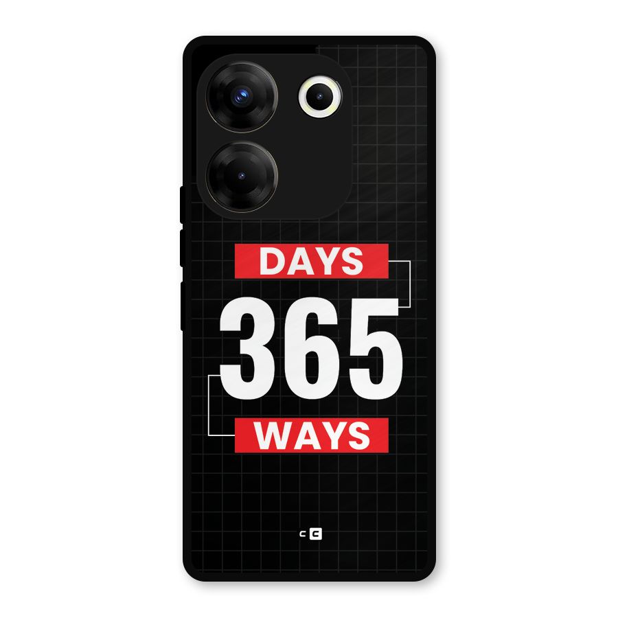 Year Ways Metal Back Case for Tecno Camon 20