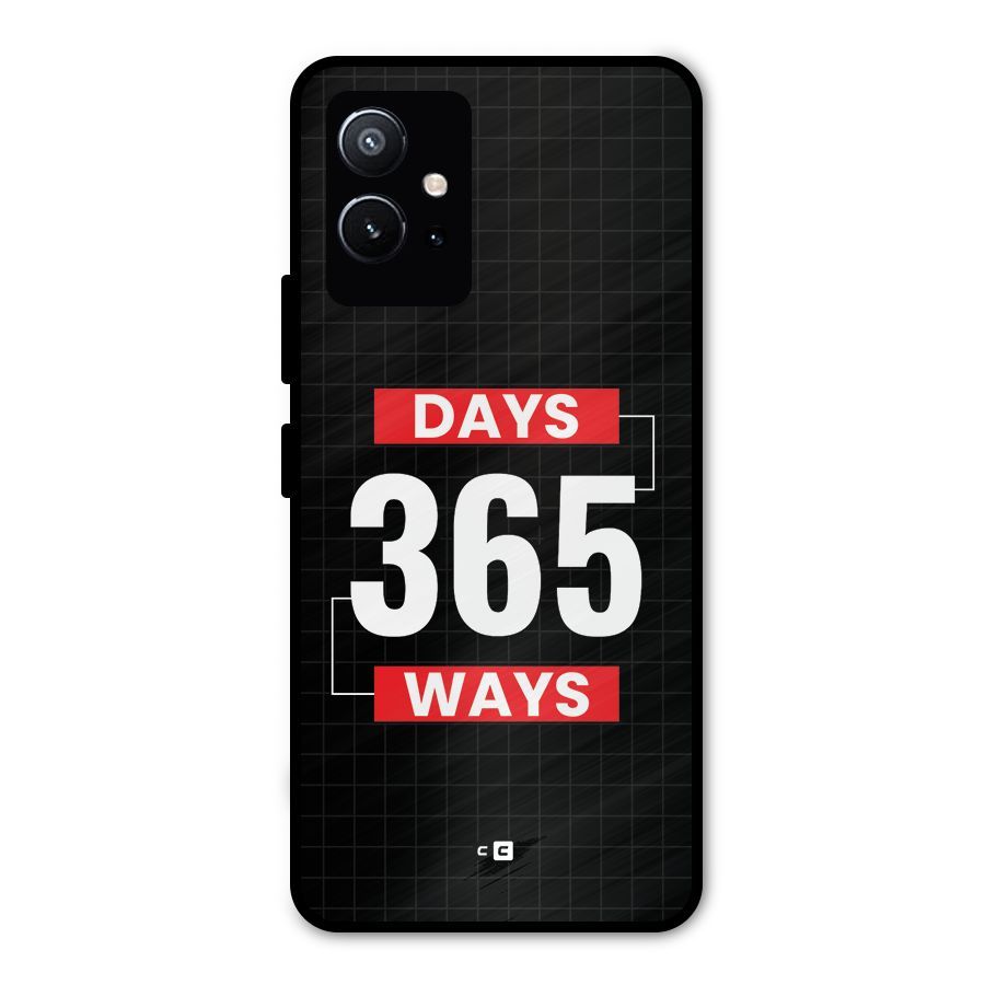 Year Ways Metal Back Case for Vivo T1 5G