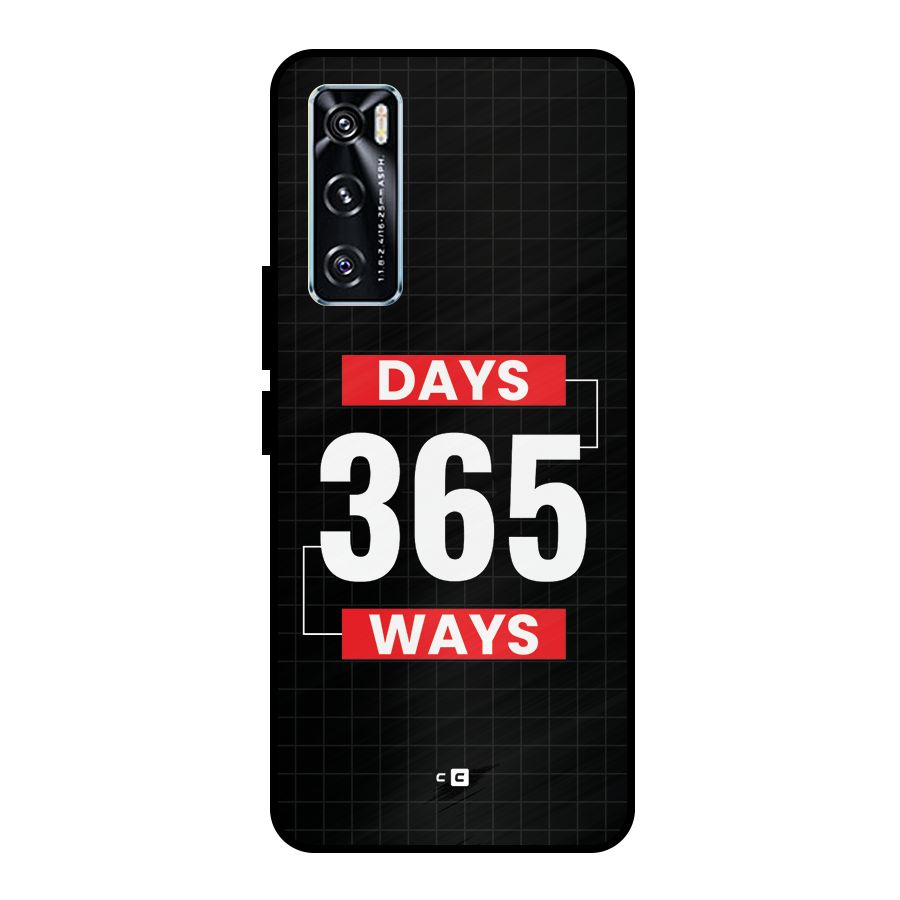 Year Ways Metal Back Case for Vivo V20 SE
