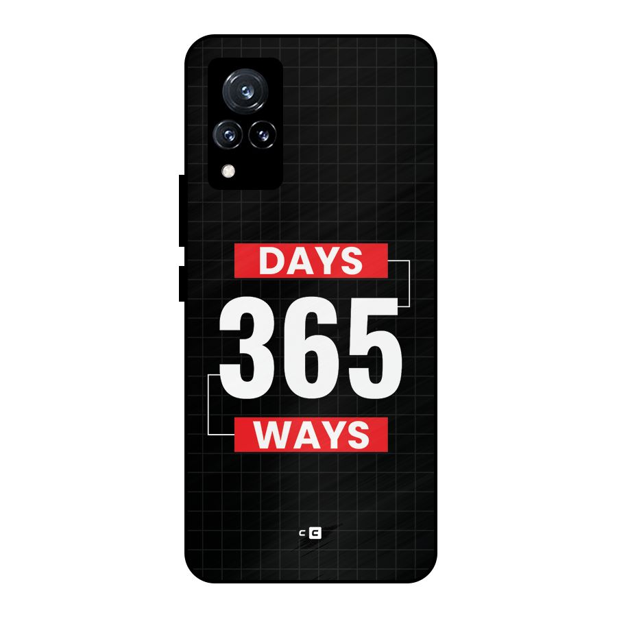 Year Ways Metal Back Case for Vivo V21 5G