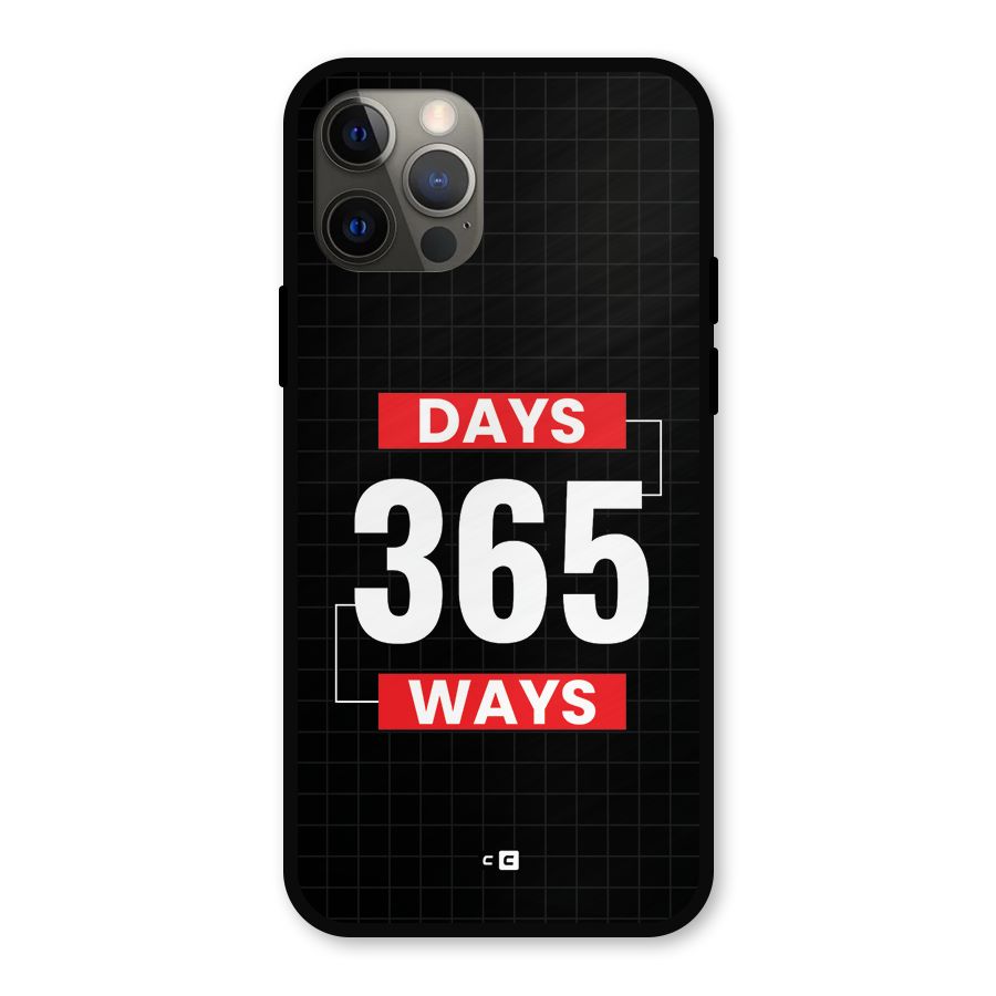 Year Ways Metal Back Case for iPhone 12 Pro