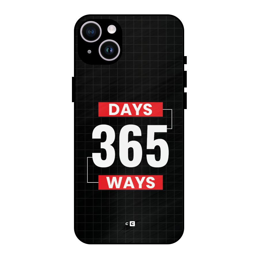 Year Ways Metal Back Case for iPhone 14 Plus