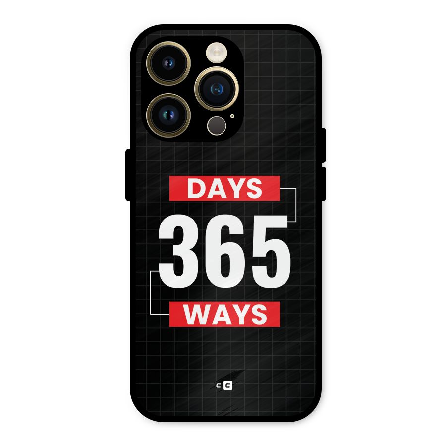 Year Ways Metal Back Case for iPhone 14 Pro