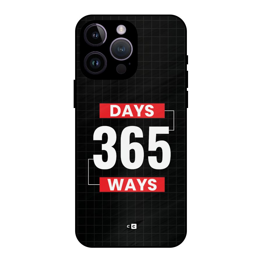 Year Ways Metal Back Case for iPhone 14 Pro Max