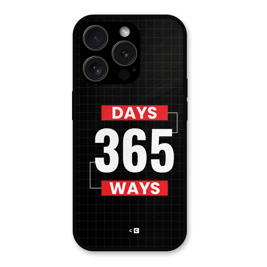 Year Ways Metal Back Case for iPhone 15 Pro