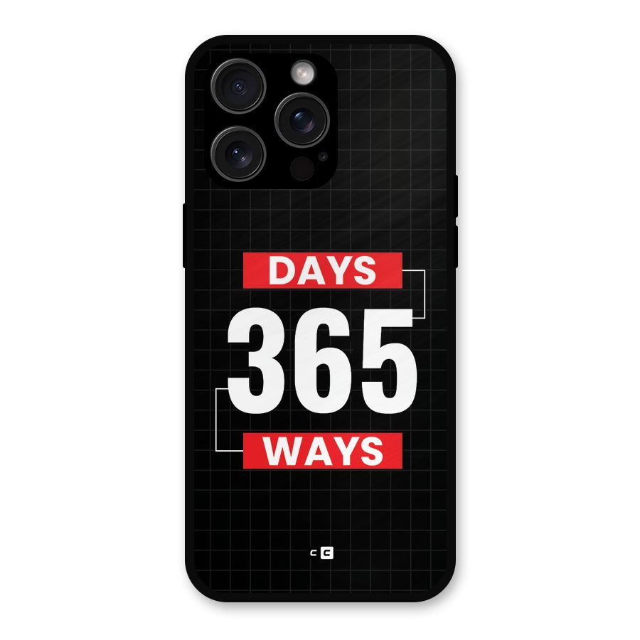 Year Ways Metal Back Case for iPhone 15 Pro Max