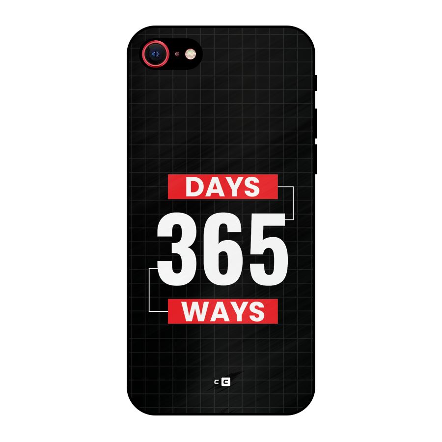Year Ways Metal Back Case for iPhone 8