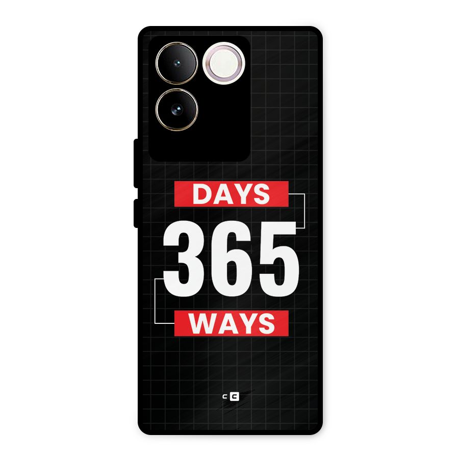 Year Ways Metal Back Case for iQOO Z7 Pro