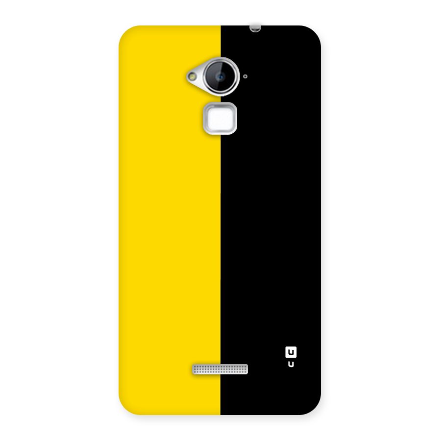 Yellow Black Super Minimalistic Back Case for Coolpad Note 3