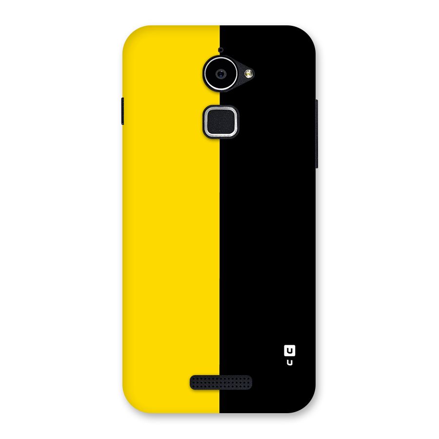 Yellow Black Super Minimalistic Back Case for Coolpad Note 3 Lite