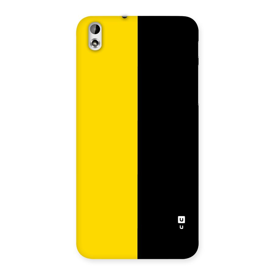 Yellow Black Super Minimalistic Back Case for Desire 816g