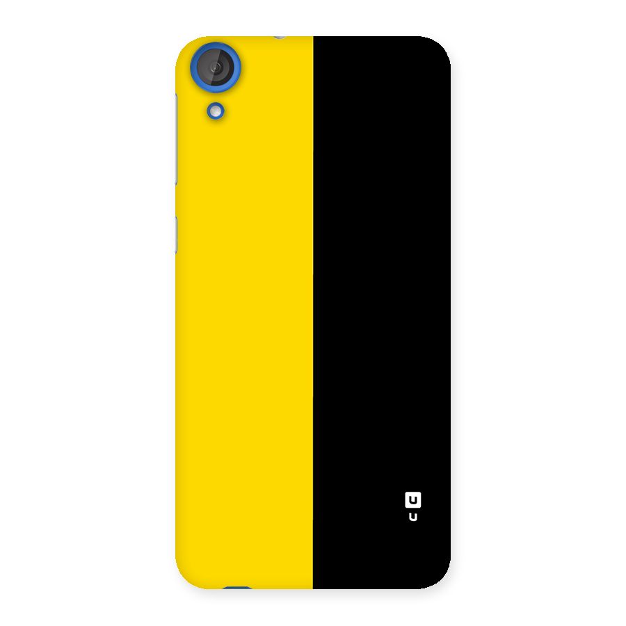 Yellow Black Super Minimalistic Back Case for Desire 820