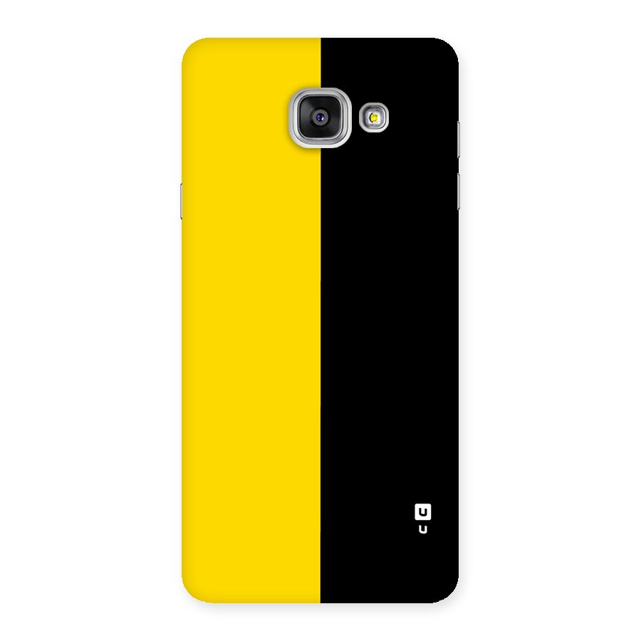 Yellow Black Super Minimalistic Back Case for Galaxy A7 (2016)
