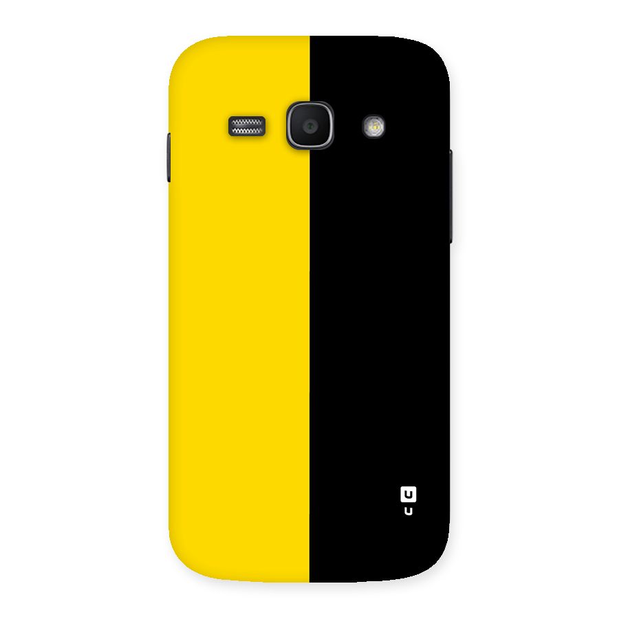Yellow Black Super Minimalistic Back Case for Galaxy Ace3