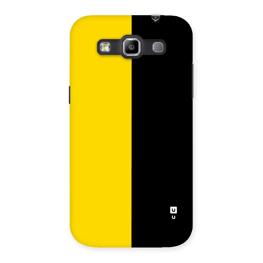 Yellow Black Super Minimalistic Back Case for Galaxy Grand Quattro
