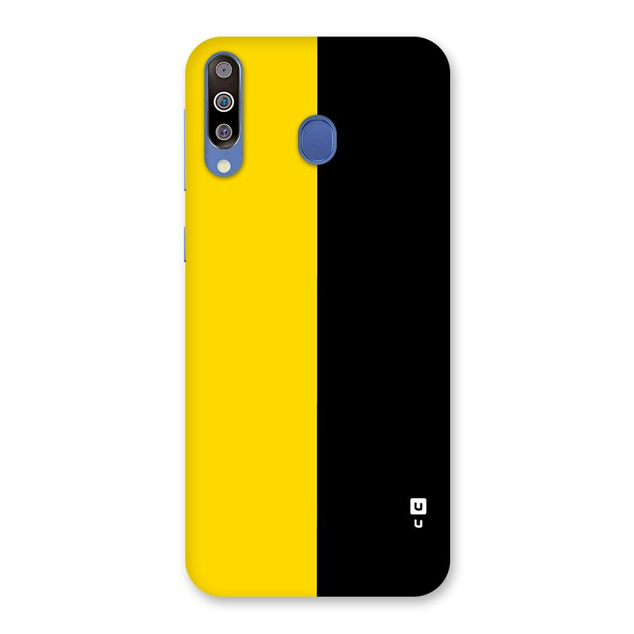 Yellow Black Super Minimalistic Back Case for Galaxy M30