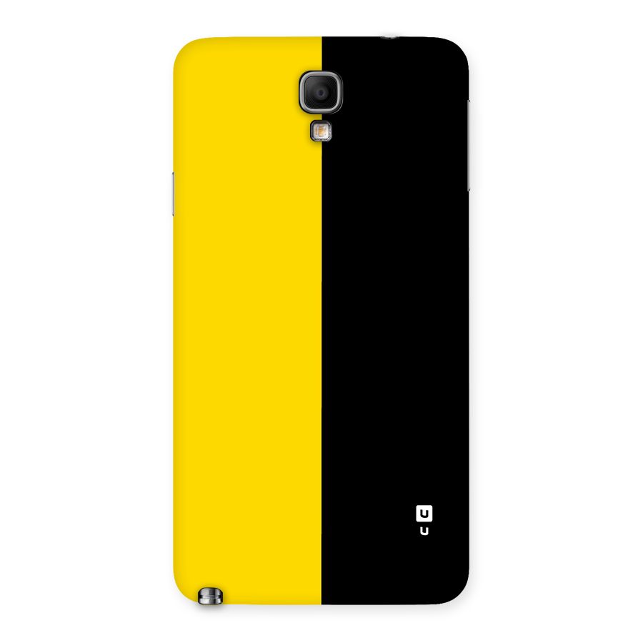 Yellow Black Super Minimalistic Back Case for Galaxy Note 3 Neo