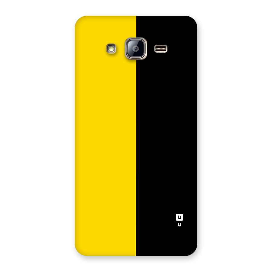 Yellow Black Super Minimalistic Back Case for Galaxy On5