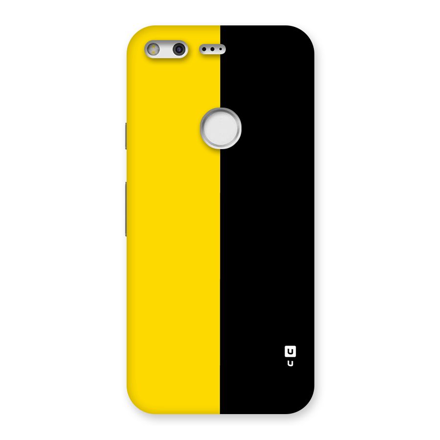Yellow Black Super Minimalistic Back Case for Google Pixel