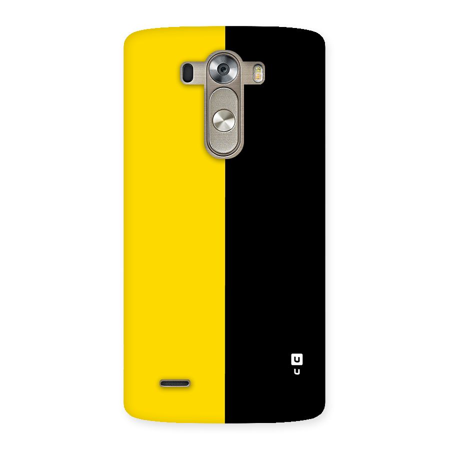 Yellow Black Super Minimalistic Back Case for LG G3