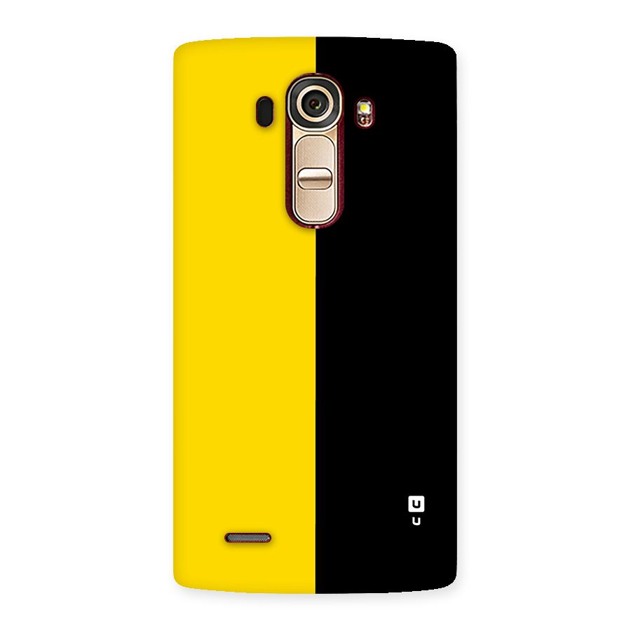 Yellow Black Super Minimalistic Back Case for LG G4