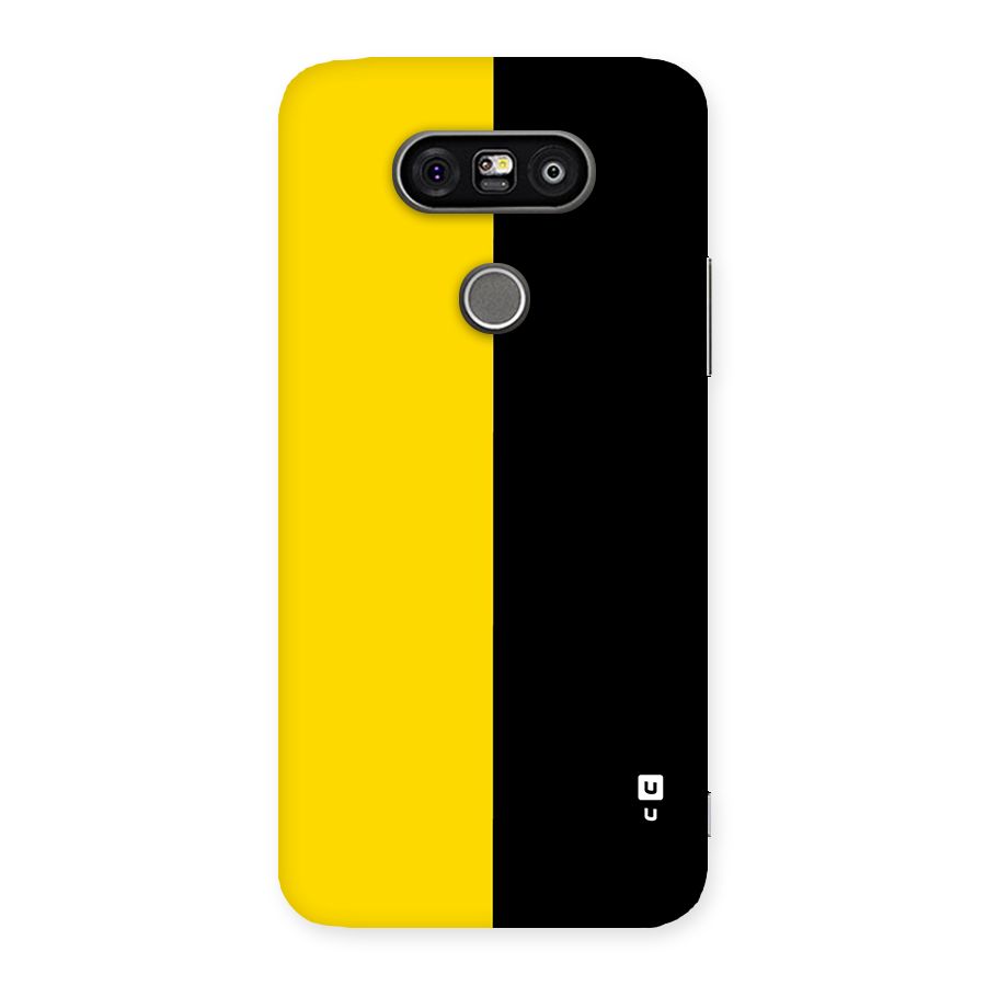 Yellow Black Super Minimalistic Back Case for LG G5