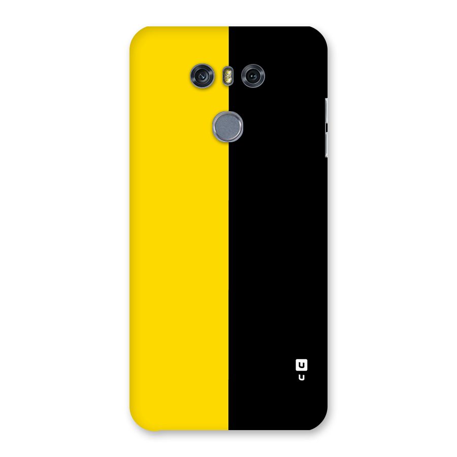 Yellow Black Super Minimalistic Back Case for LG G6