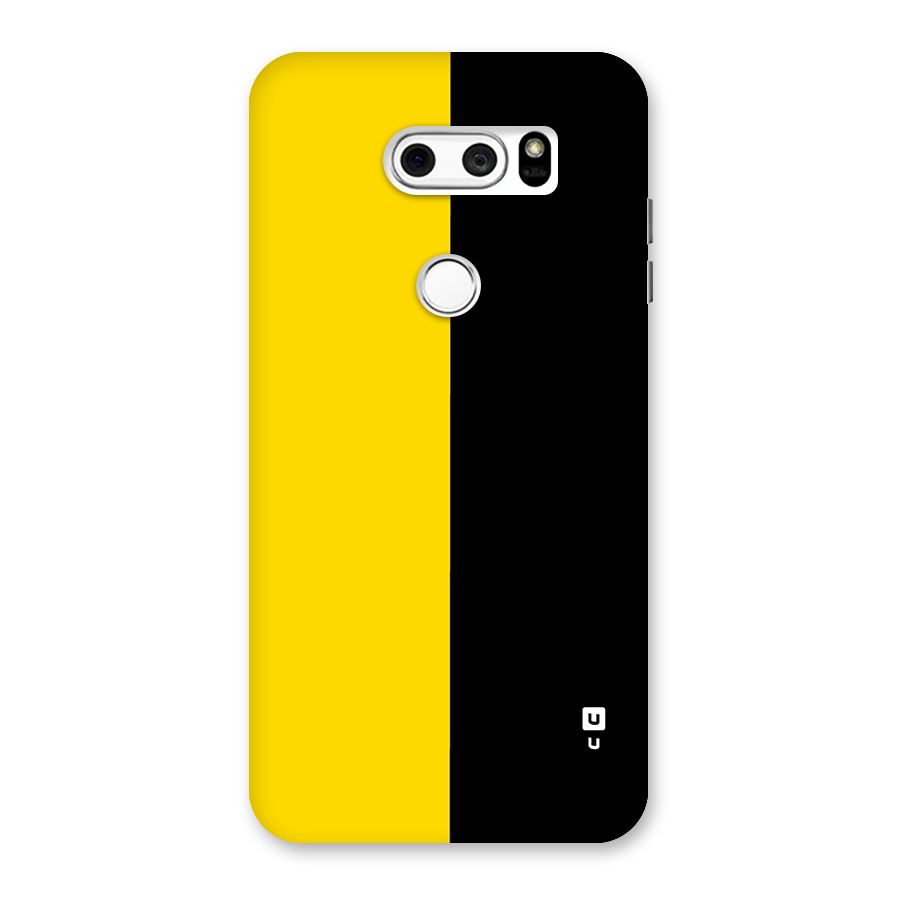 Yellow Black Super Minimalistic Back Case for LG V30