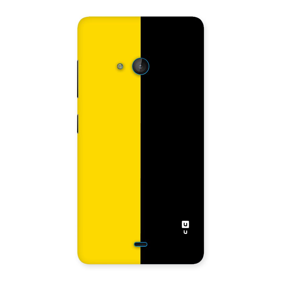 Yellow Black Super Minimalistic Back Case for Lumia 540
