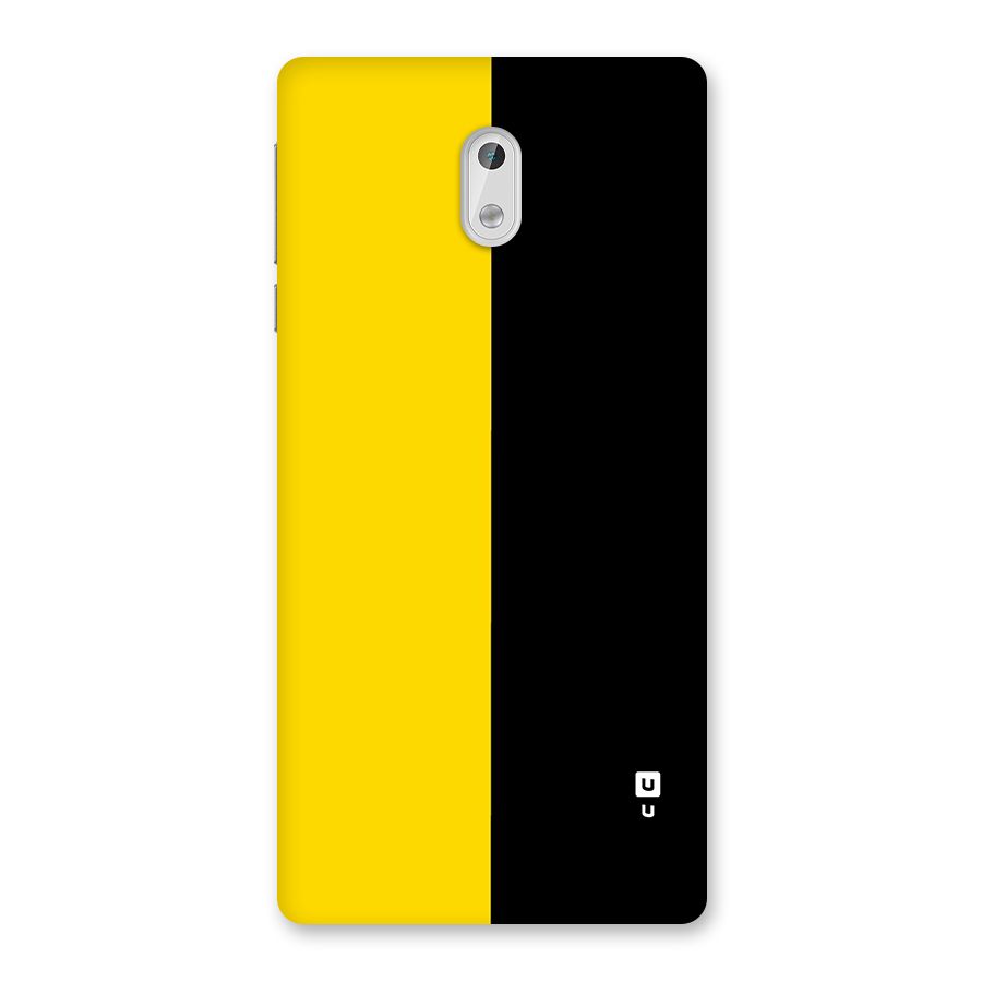 Yellow Black Super Minimalistic Back Case for Nokia 3