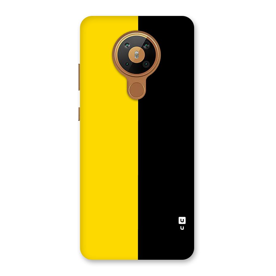 Yellow Black Super Minimalistic Back Case for Nokia 5.3