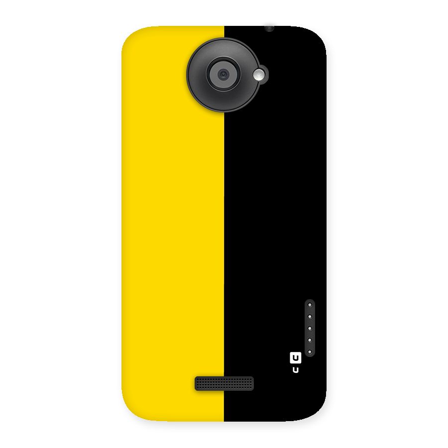 Yellow Black Super Minimalistic Back Case for One X