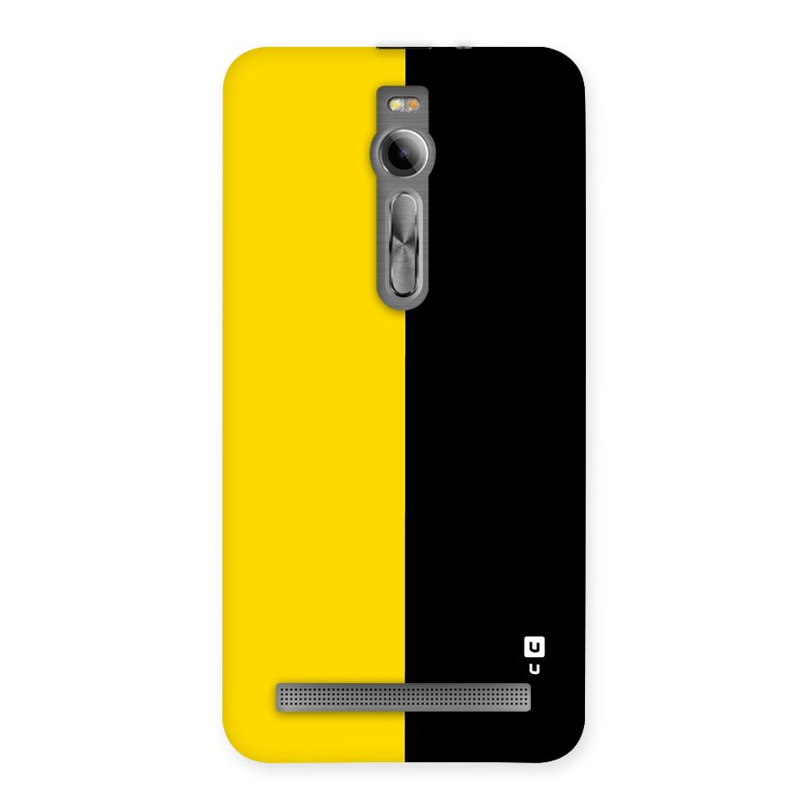 Yellow Black Super Minimalistic Back Case for Zenfone 2