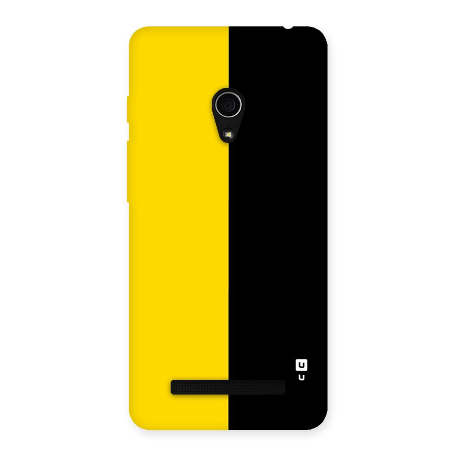 Yellow Black Super Minimalistic Back Case for Zenfone 5