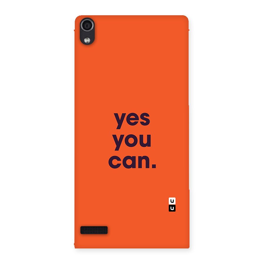 Yes You Can Minimal Typography Back Case for Ascend P6