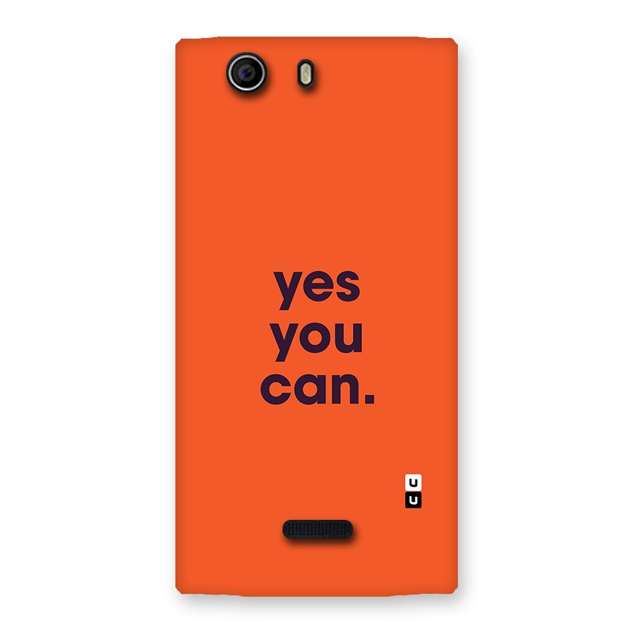 Yes You Can Minimal Typography Back Case for Canvas Nitro 2 E311