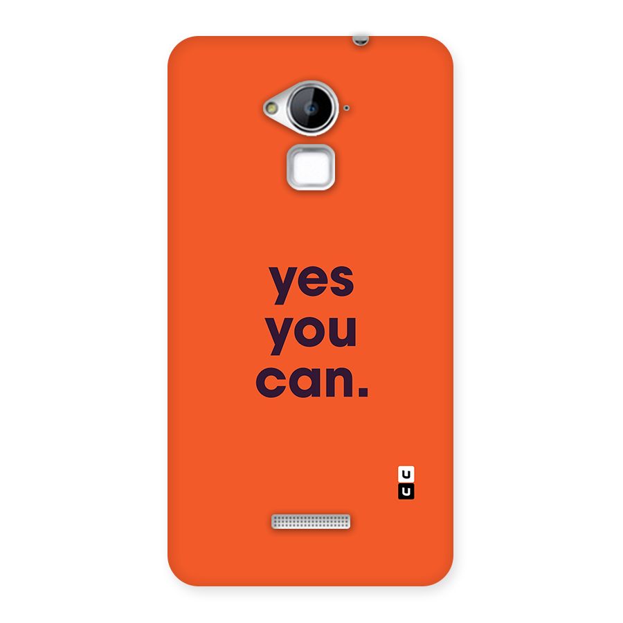 Yes You Can Minimal Typography Back Case for Coolpad Note 3