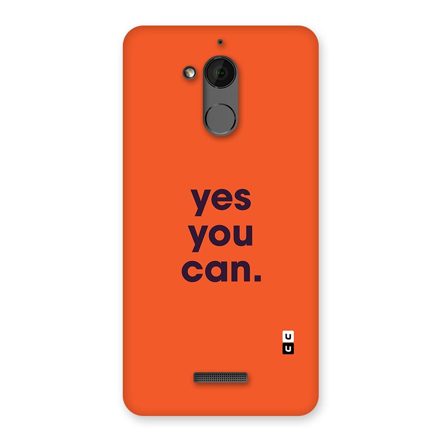 Yes You Can Minimal Typography Back Case for Coolpad Note 5