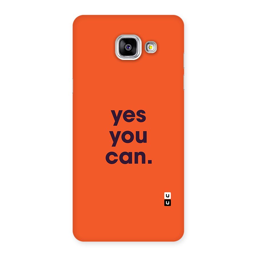 Yes You Can Minimal Typography Back Case for Galaxy A5 (2016)