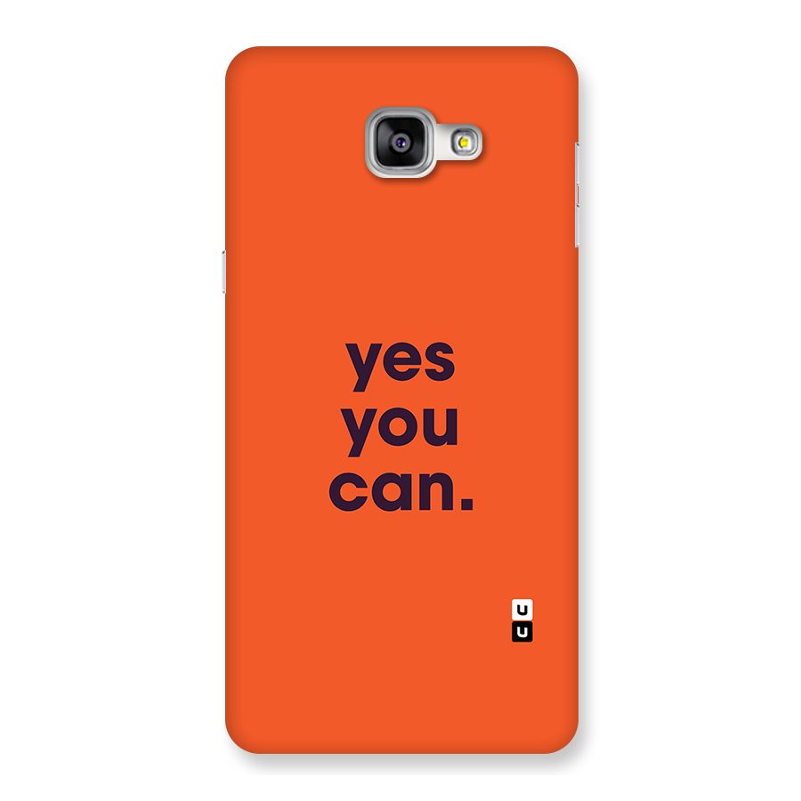Yes You Can Minimal Typography Back Case for Galaxy A9
