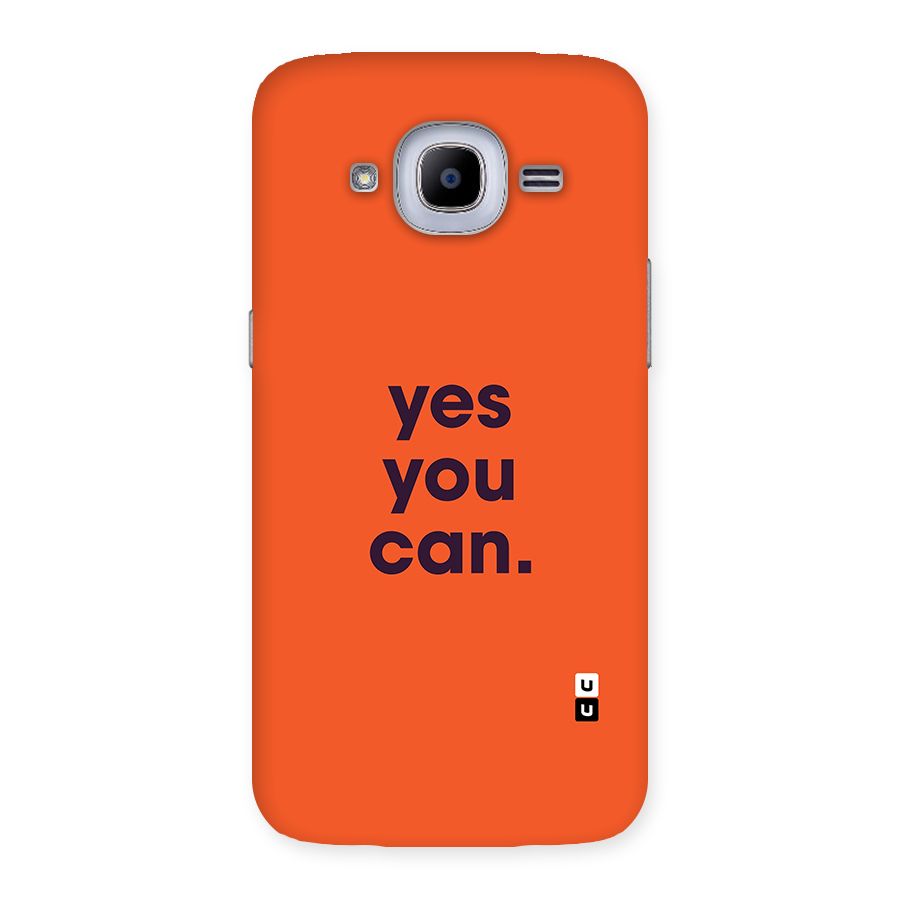 Yes You Can Minimal Typography Back Case for Galaxy J2 2016