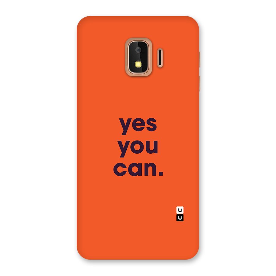 Yes You Can Minimal Typography Back Case for Galaxy J2 Core