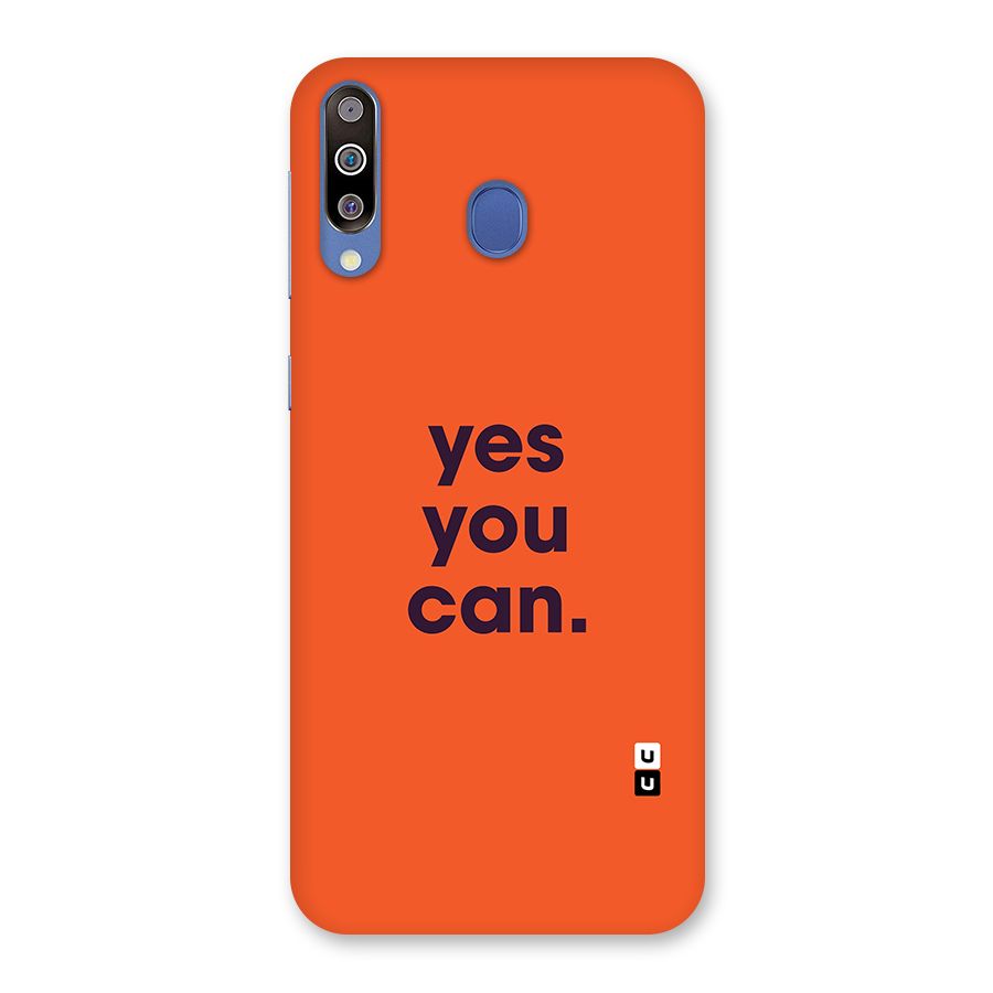 Yes You Can Minimal Typography Back Case for Galaxy M30