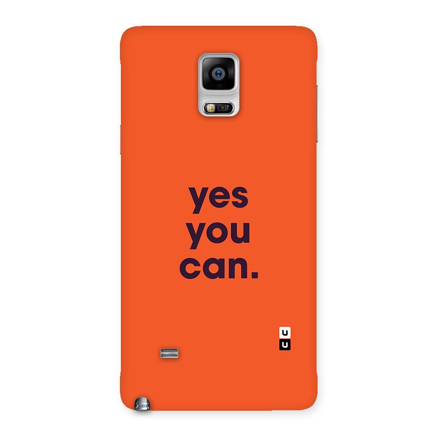 Yes You Can Minimal Typography Back Case for Galaxy Note 4