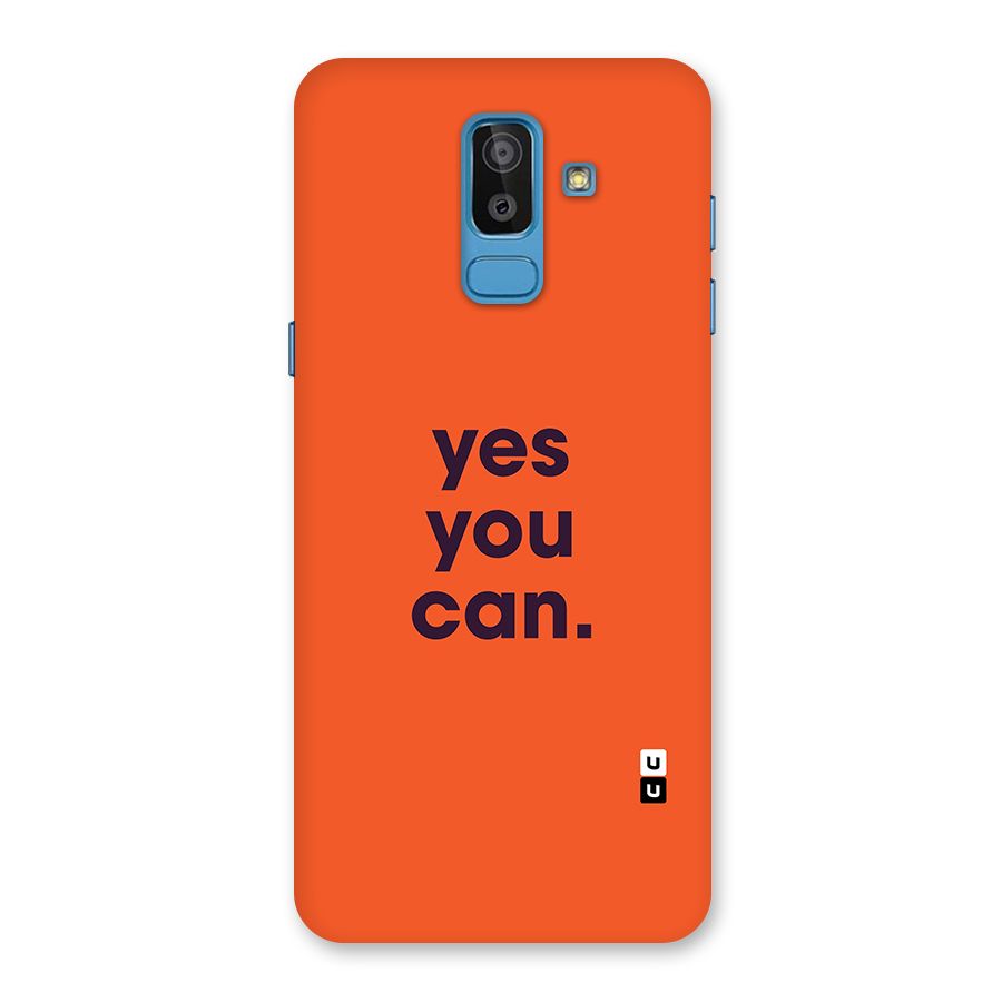 Yes You Can Minimal Typography Back Case for Galaxy On8 (2018)