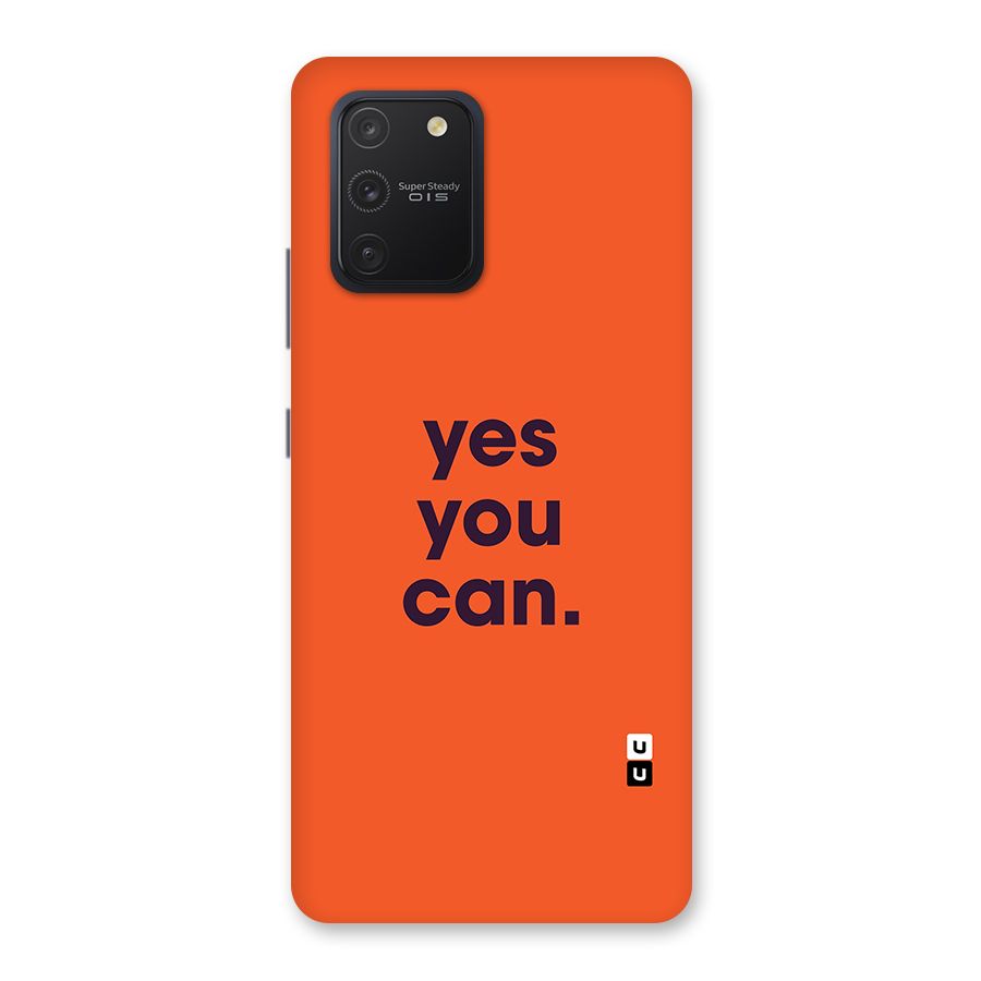 Yes You Can Minimal Typography Back Case for Galaxy S10 Lite