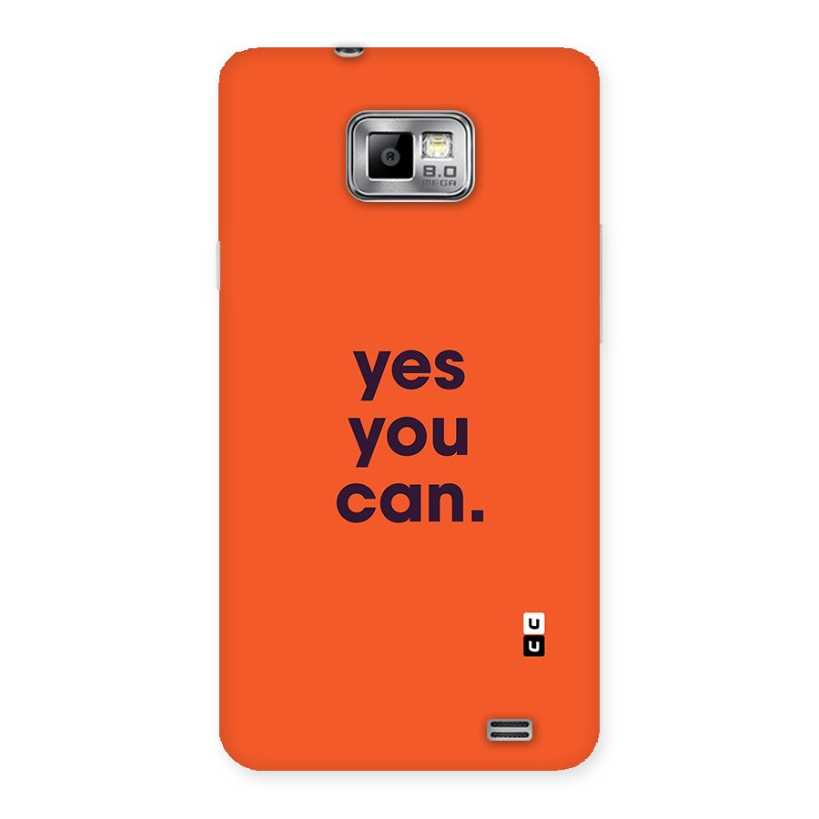Yes You Can Minimal Typography Back Case for Galaxy S2