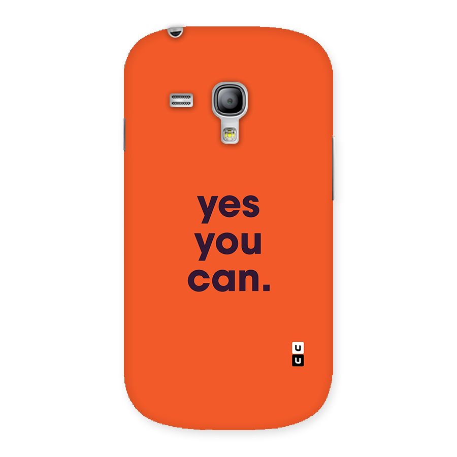 Yes You Can Minimal Typography Back Case for Galaxy S3 Mini