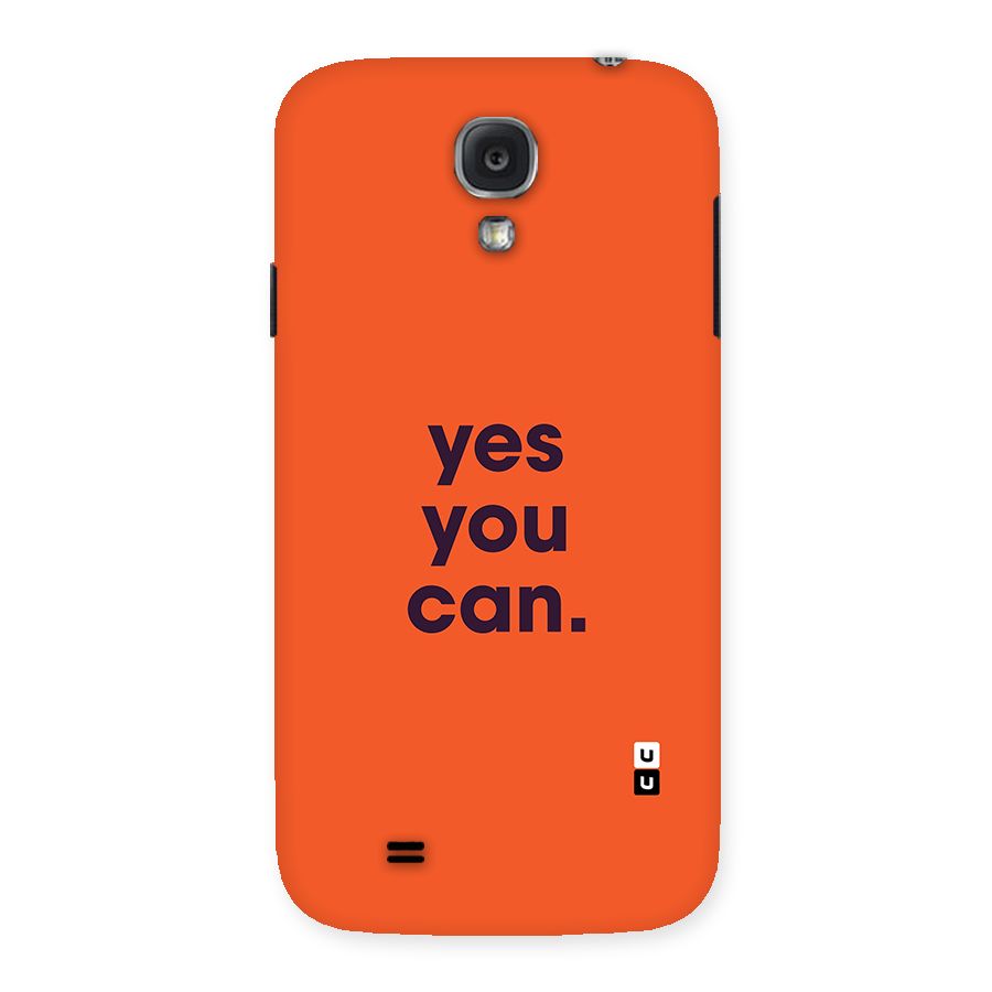 Yes You Can Minimal Typography Back Case for Galaxy S4